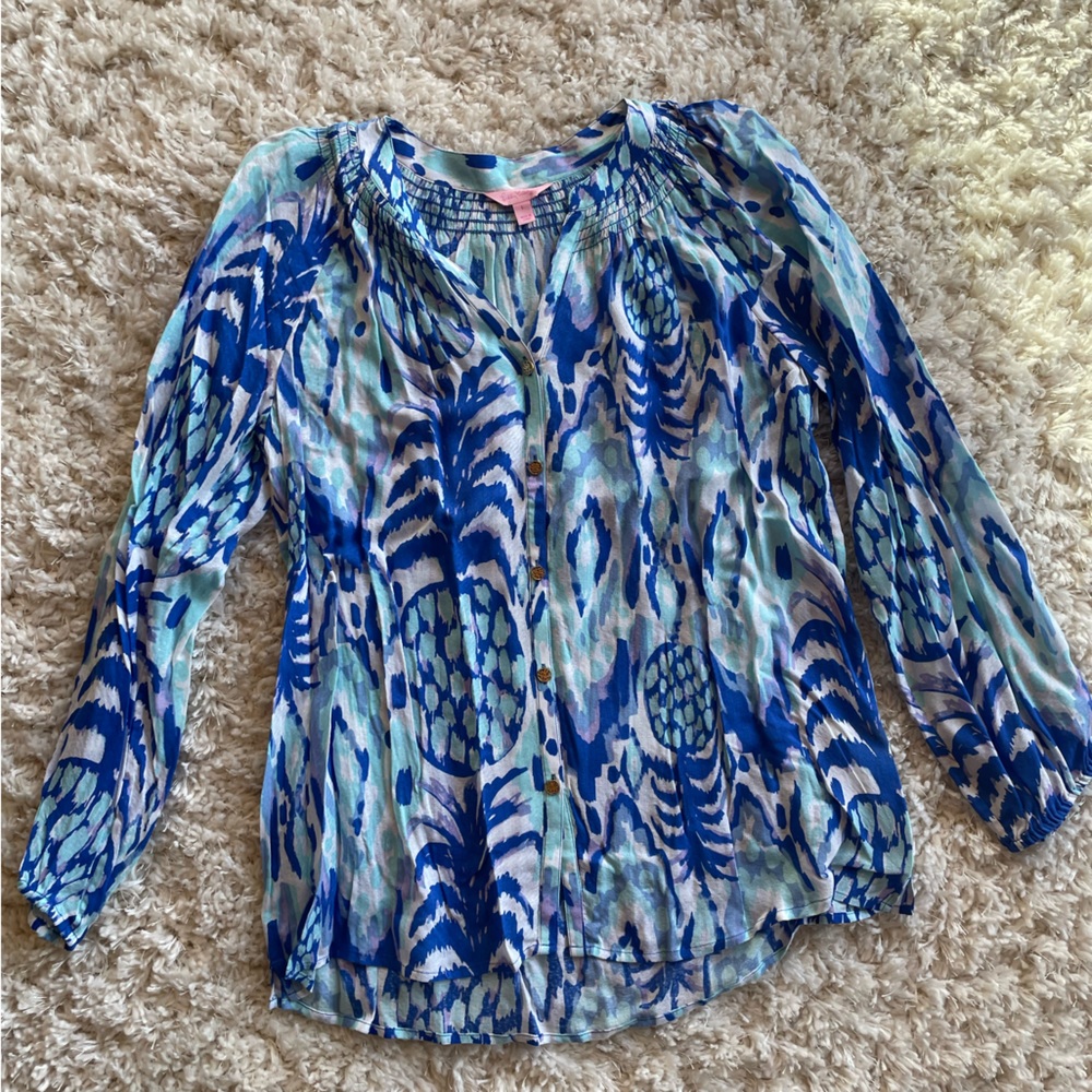 Lilly Pulitzer Elsa long sleeve top